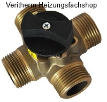 Veritherm 4-Wege Ersatzmischer DN 25 x DN 40 Außengewinde ( passt nicht bei Weishaupt, Brötje etc) Bitte vorher ausmessen!!!