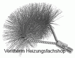 Rückwandkesselbürste Stahlwärmetauscher